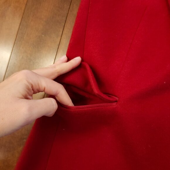 Rag & Bone women's red wool blazer in size 2 - Picture 6 of 9